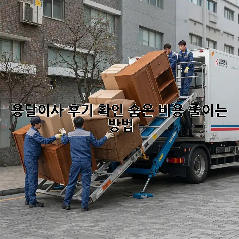 용달이사 후기 확인: 숨은 비용 줄이는 방법