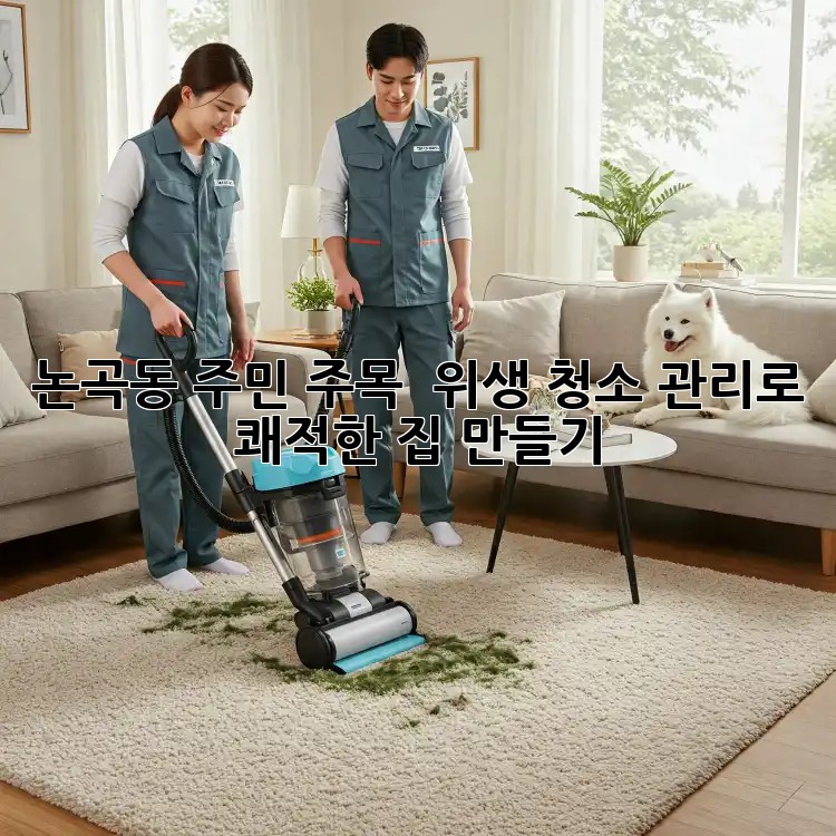 논곡동 주민 주목! ✨ 위생 청소 관리로 쾌적한 집 만들기 🏡