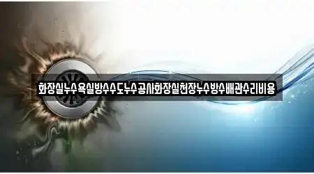 화장실누수욕실방수수도누수공사화장실천장누수방수배관수리비용