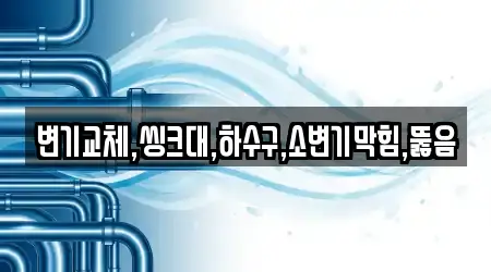 변기교체,씽크대,하수구,소변기막힘,뚫음