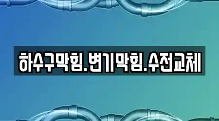 하수구막힘.변기막힘.수전교체