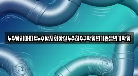 누수탐지아파트누수탐지화장실누수하수구막힘변기뚫음변기막힘