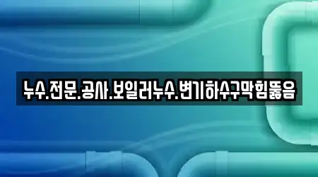 누수.전문.공사.보일러누수.변기하수구막힘뚫음