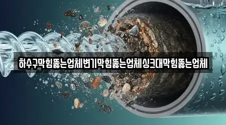 하수구막힘뚫는업체변기막힘뚫는업체싱크대막힘뚫는업체