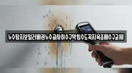 누수탐지보일러배관누수공사하수구막힘수도꼭지욕조배수구교체