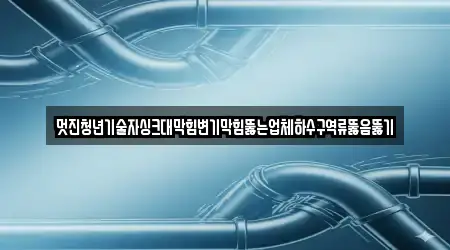 멋진청년기술자싱크대막힘변기막힘뚫는업체하수구역류뚫음뚫기