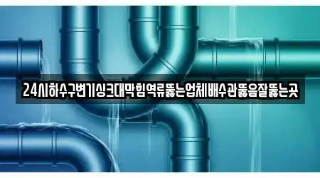 24시하수구변기싱크대막힘역류뚫는업체배수관뚫음잘뚫는곳