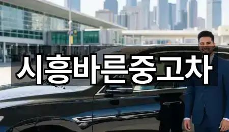 경기 시흥 월곶동 중고차 5곳 위치 업데이트