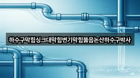 길 안내 | 논산 관촉동 싱크대막힘 2곳
