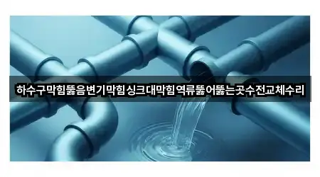 하수구막힘뚫음변기막힘싱크대막힘역류뚫어뚫는곳수전교체수리