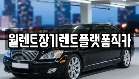 경기 군포시 장기렌트카 전문 월렌트장기렌트플랫폼직카