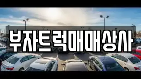 경기 오산시 내삼미동 중고차매매 전문 부자트럭매매상사