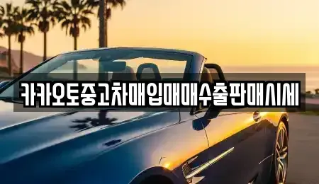 경기도 수원시 팔달구 매산로2가 중고차매입 전문 카카오토중고차매입매매수출판매시세