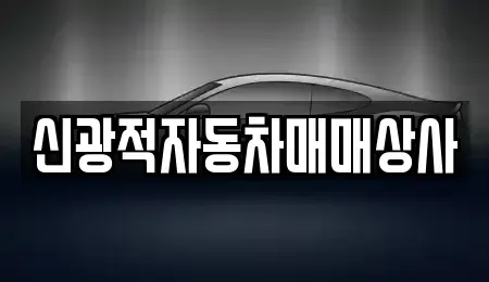 경기도 양주시 중고차 전문 신광적자동차매매상사