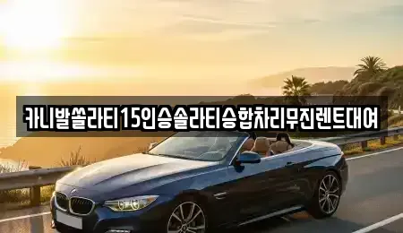 경상남도 창원시 마산합포구 장군동1가 렌트카 전문 카니발쏠라티15인승솔라티승합차리무진렌트대여