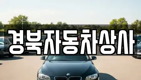 대구 수성구 두산동 중고차매매 전문 경북자동차상사