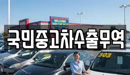 대전광역시 대덕구 평촌동 중고차매매 전문 국민중고차수출무역