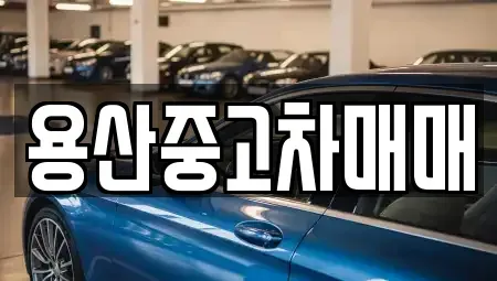 서울 용산구 한강로3가 중고차 전문 용산중고차매매