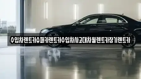 서울특별시 성북구 보문동6가 장기렌트카 전문 수입차렌트카슈퍼카렌트카수입차사고대차월렌트카장기렌트카