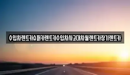 서울특별시 용산구 효창동 장기렌트카 전문 수입차렌트카슈퍼카렌트카수입차사고대차월렌트카장기렌트카