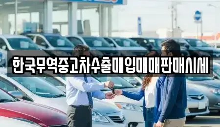 전남 신안군 압해읍 중고차 전문 한국무역중고차수출매입매매판매시세