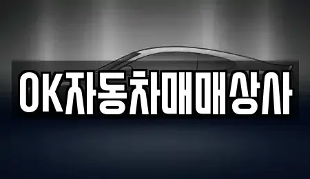 전라남도 여수시 화정면 중고차매매 전문 OK자동차매매상사
