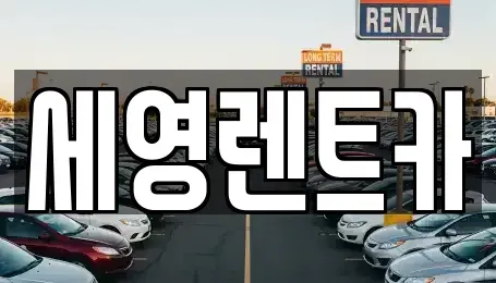 전북 전주시 덕진구 만성동 렌트카 전문 세영렌트카