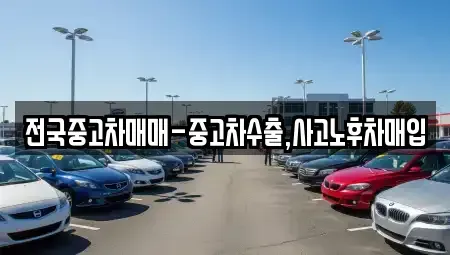 전북특별자치도 군산시 미장동 중고차 전문 전국중고차매매-중고차수출,사고노후차매입