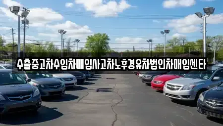 제주 서귀포시 법환동 중고차 전문 수출중고차수입차매입사고차노후경유차법인차매입센타